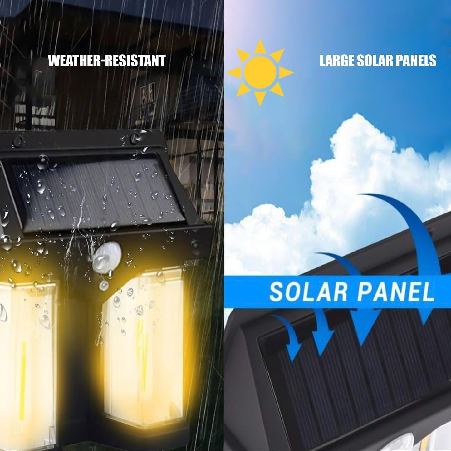  Outdoor Solar Wall Lamp Waterproof - alternative angle