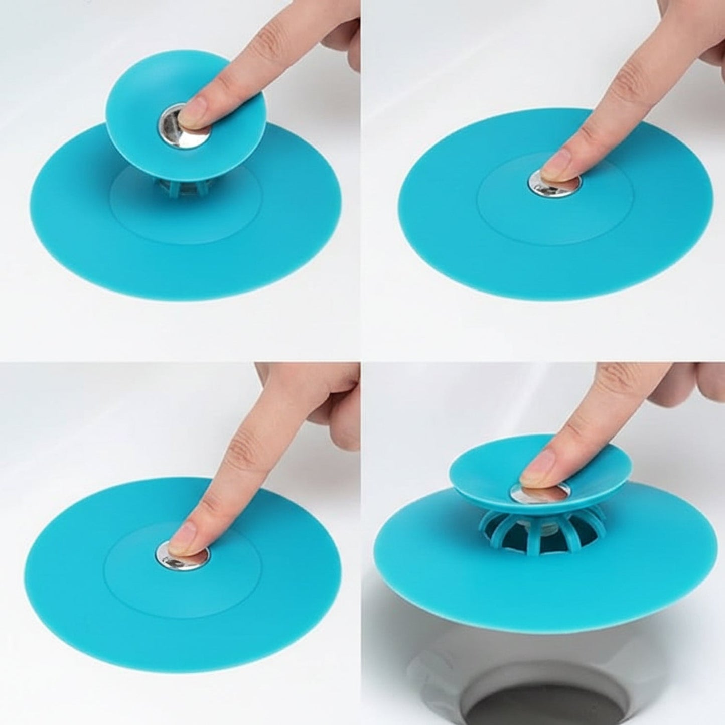 Reusable silicone sink strainer