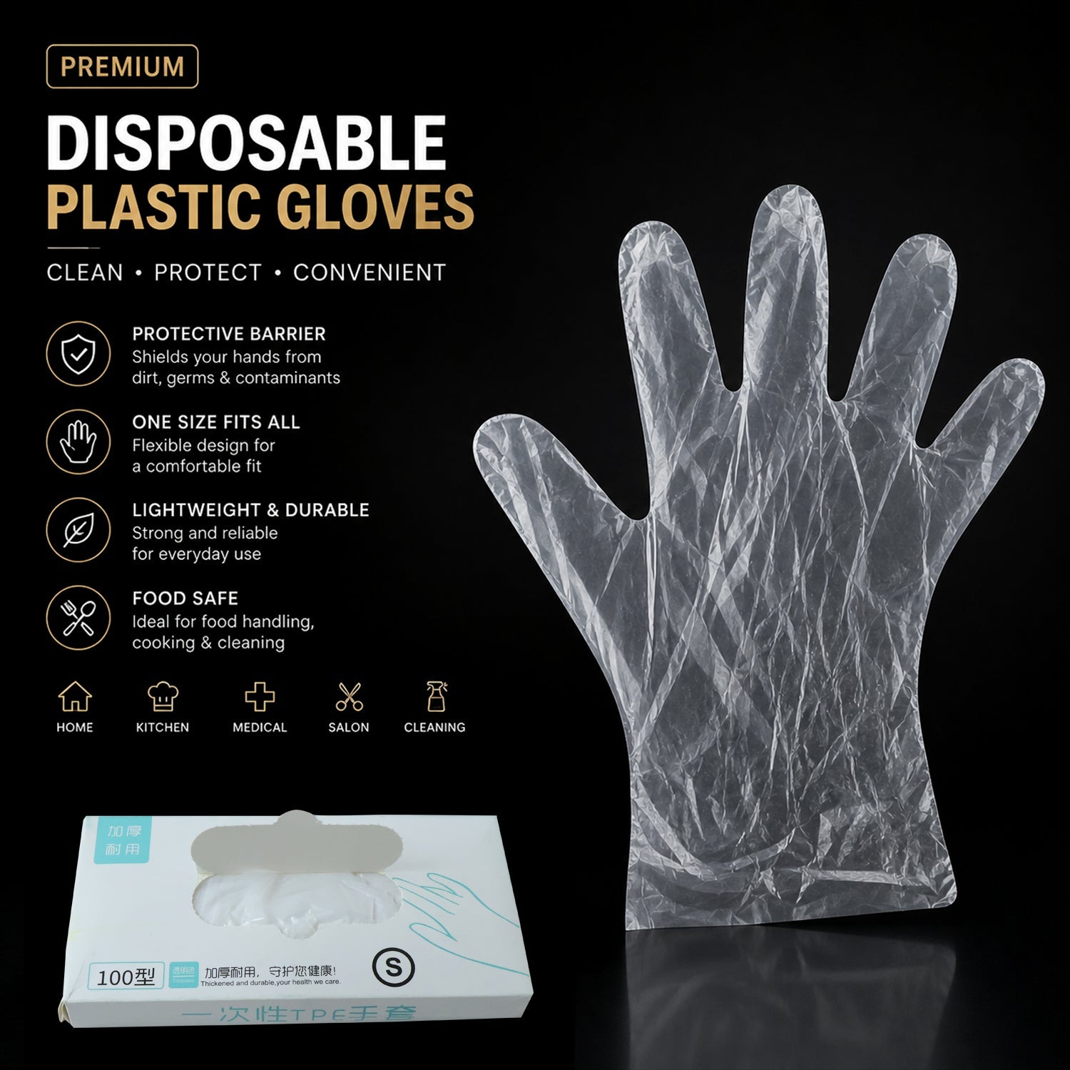 Transparent Hand Gloves