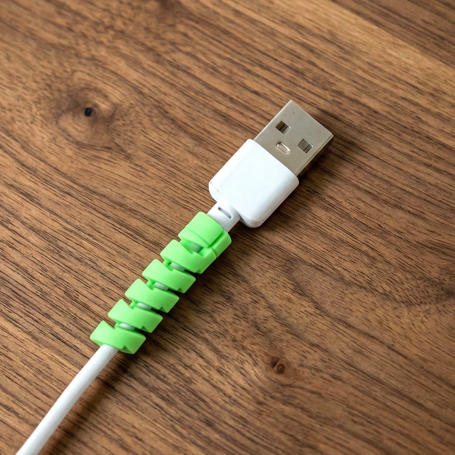 USB cable guard spiral