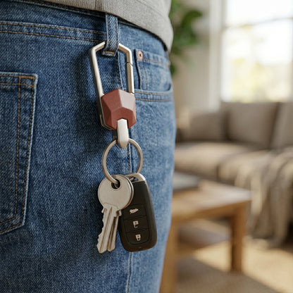 Premium Metal Carabiner Key Holder Clip 1 Pc