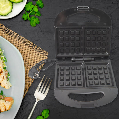 Sandwich Maker – Makes 2 Square Sandwiches, Non-Stick Plates, Easy to Clean