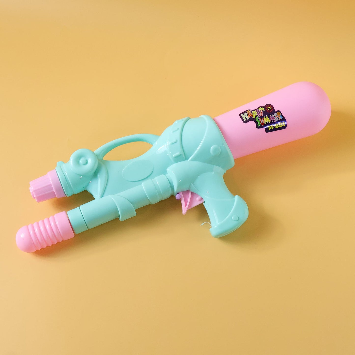 Hand pump water spray toy