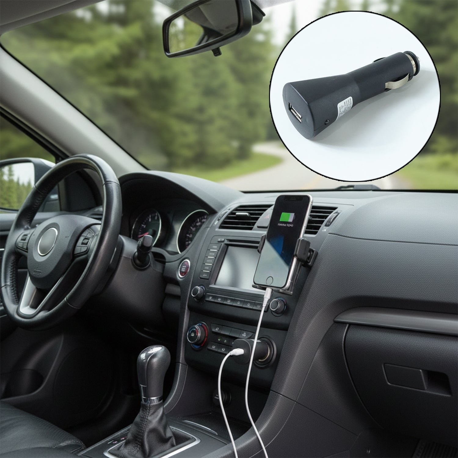 Fast charging car USB port