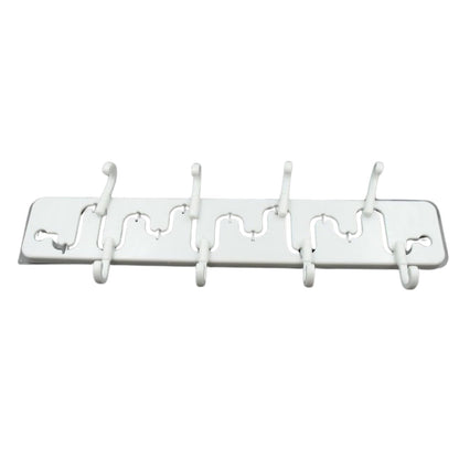 Adjustable Wall Hook: Slides for Easy Access (Bathroom & Home)