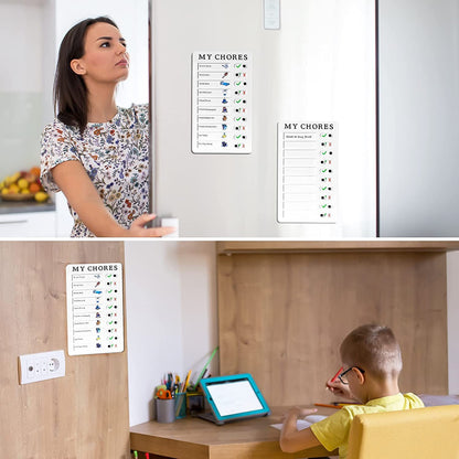 Portable Chores Note Board (20×12 cm, Mix Color)