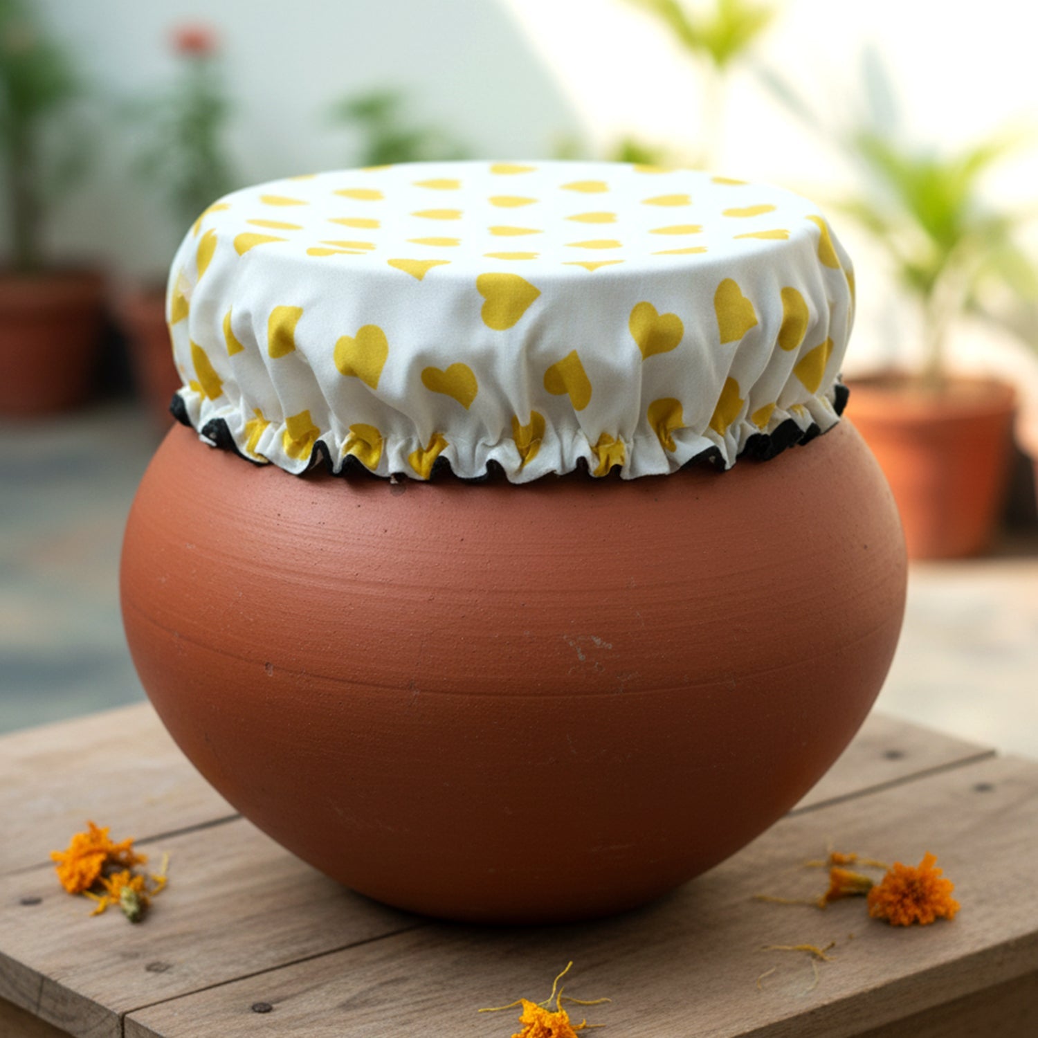 Traditional matka cloth cover