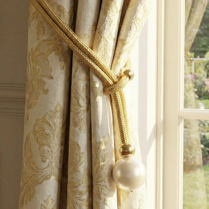 Stylish window curtain holder