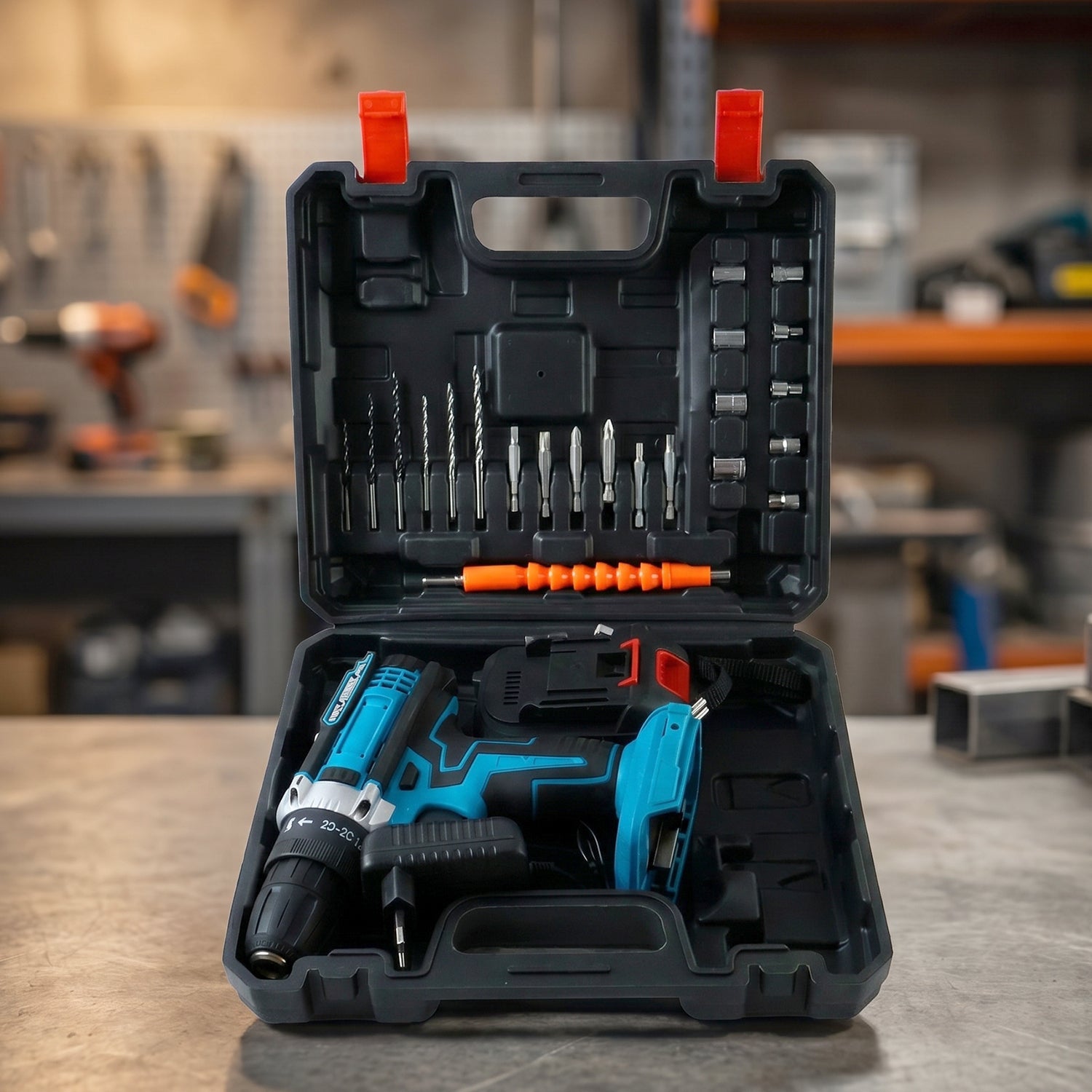 Drill Tool Kit Open Case