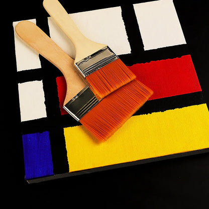 Nylon Pine Painting Brush Set – Dusting & Wall Paint Brushes (6 Pc Set)
