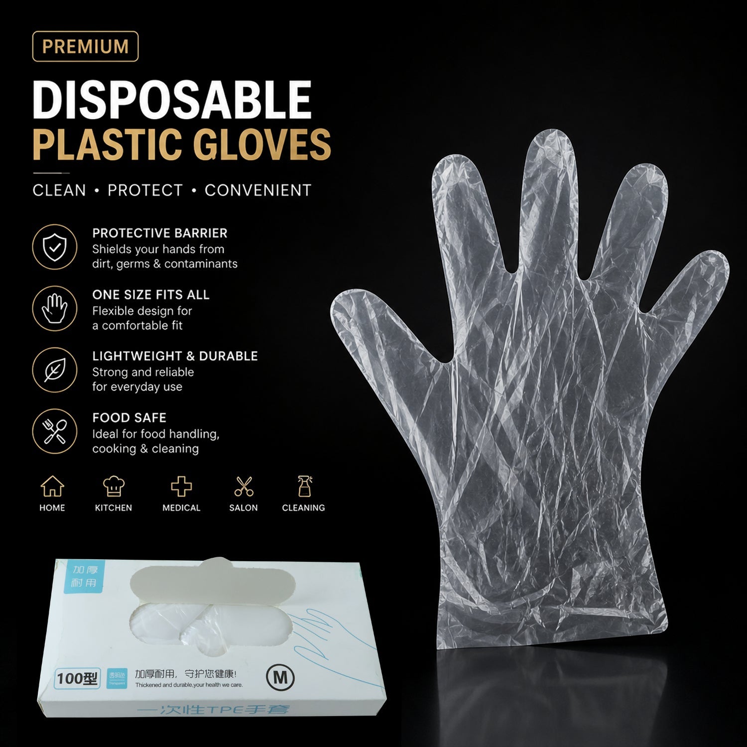 Transparent Hand Gloves