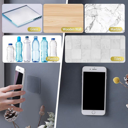 Double Side Sticker Transparent Nano Adhesive Wall Mounting Tape (48x48mm, 80 Pc)