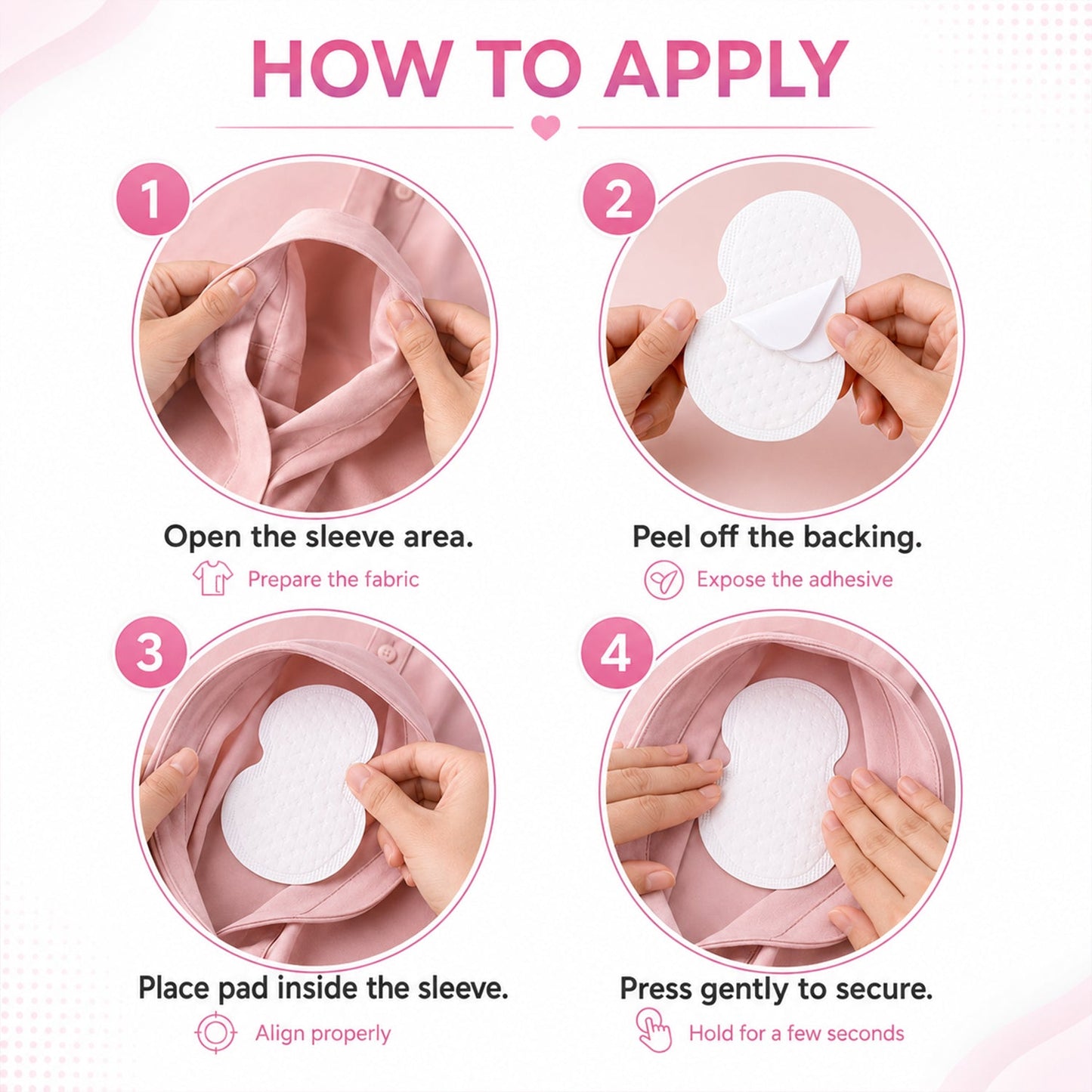 Underarm Sweat Pads (10 Pc)