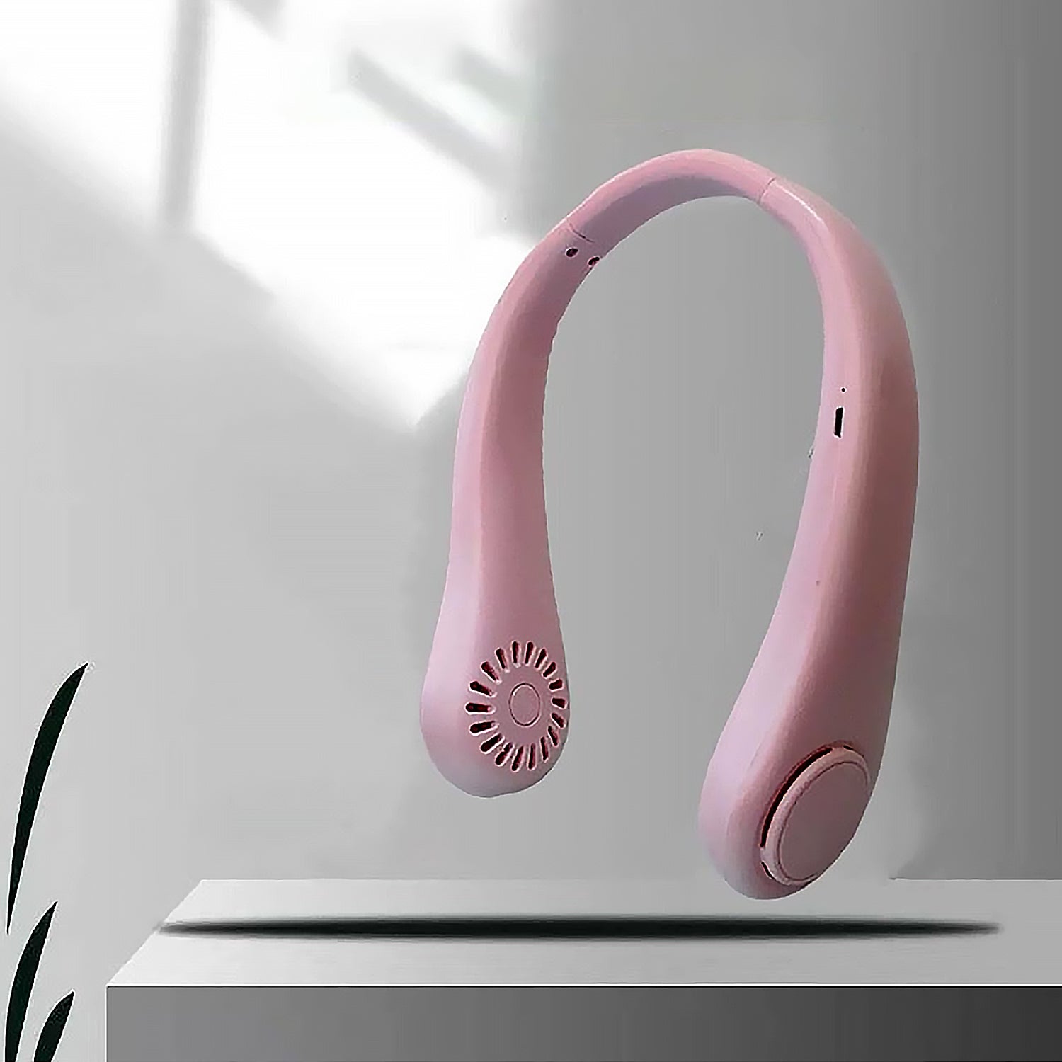  Portable Neck Fan: Holiday Hands Free Bladeless Neck Fan - main product shot