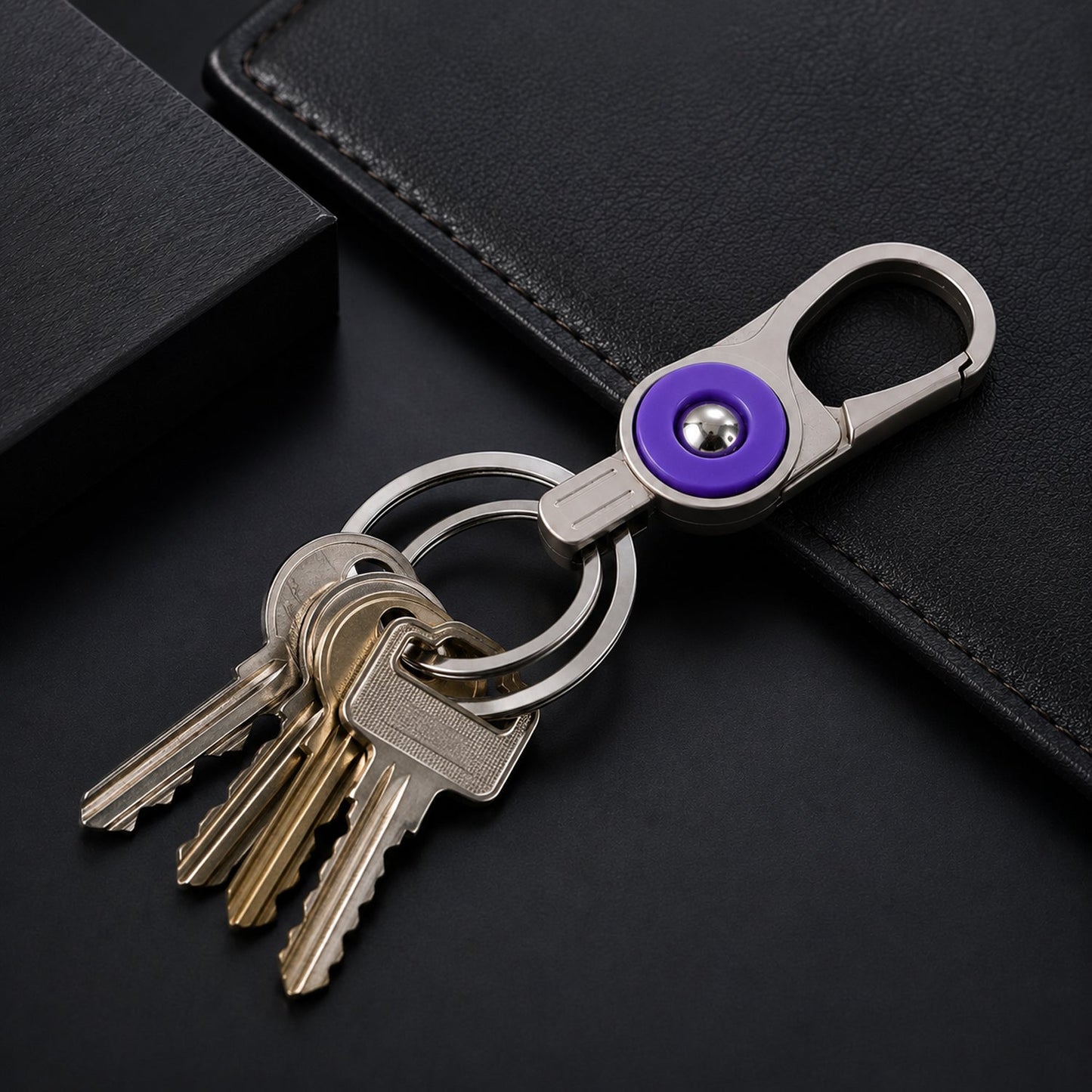 Premium Metal Keychain For Car And Bike Key Holder (1 Pc)