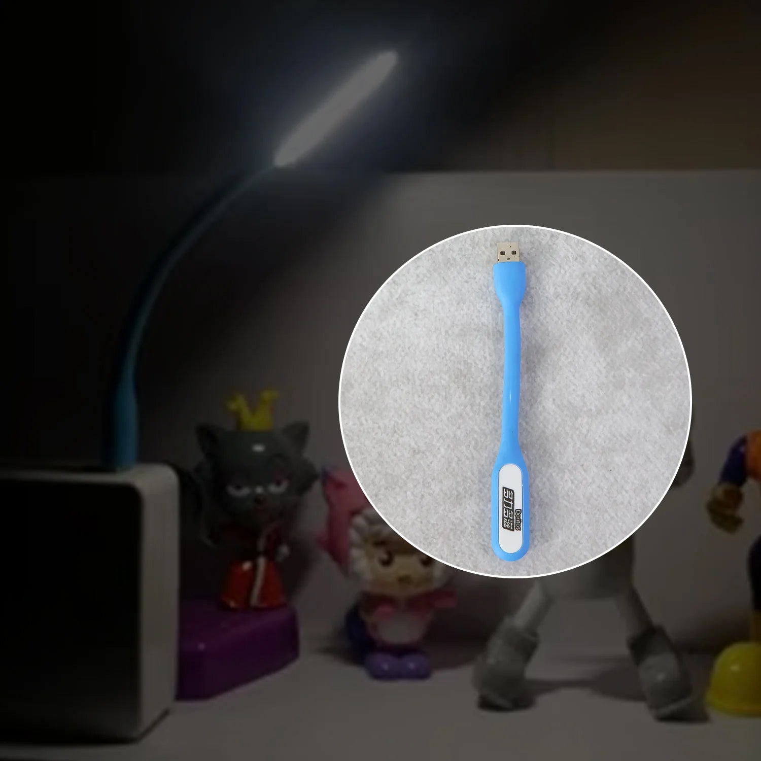 Smartphone compatible USB fan set