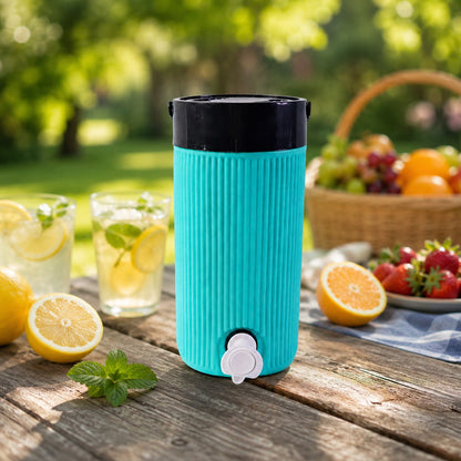 Insulated Water Jug with Tap Leakproof, Travel Cooler (2.5 Ltr)