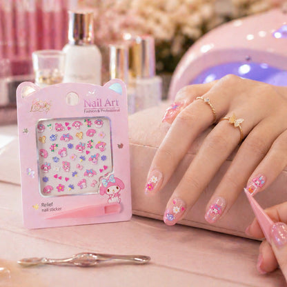 kids nail art sticker kit