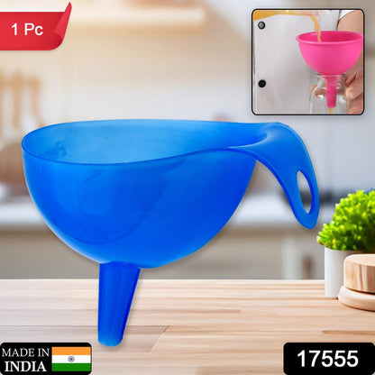 Plastic Funnel for Pouring Oil Sauce Water Juice Cooking Small Food Grains  1 Pc