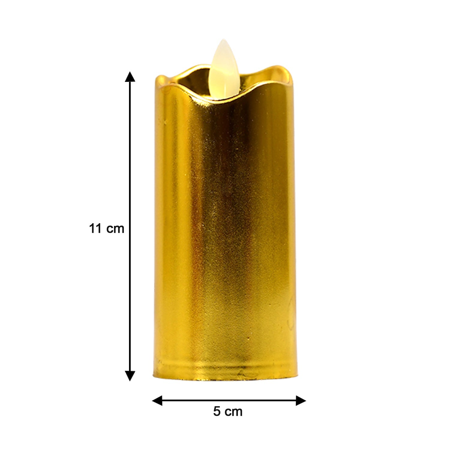 12Pc Golden Candles