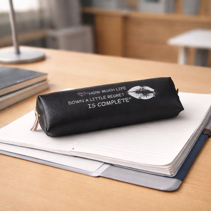 Stylish Printed Zipper Pencil Pouch Organizer (1 Pc)