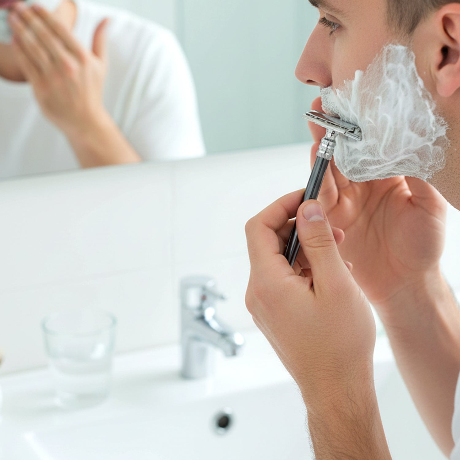 manual double edge razor shaving tool