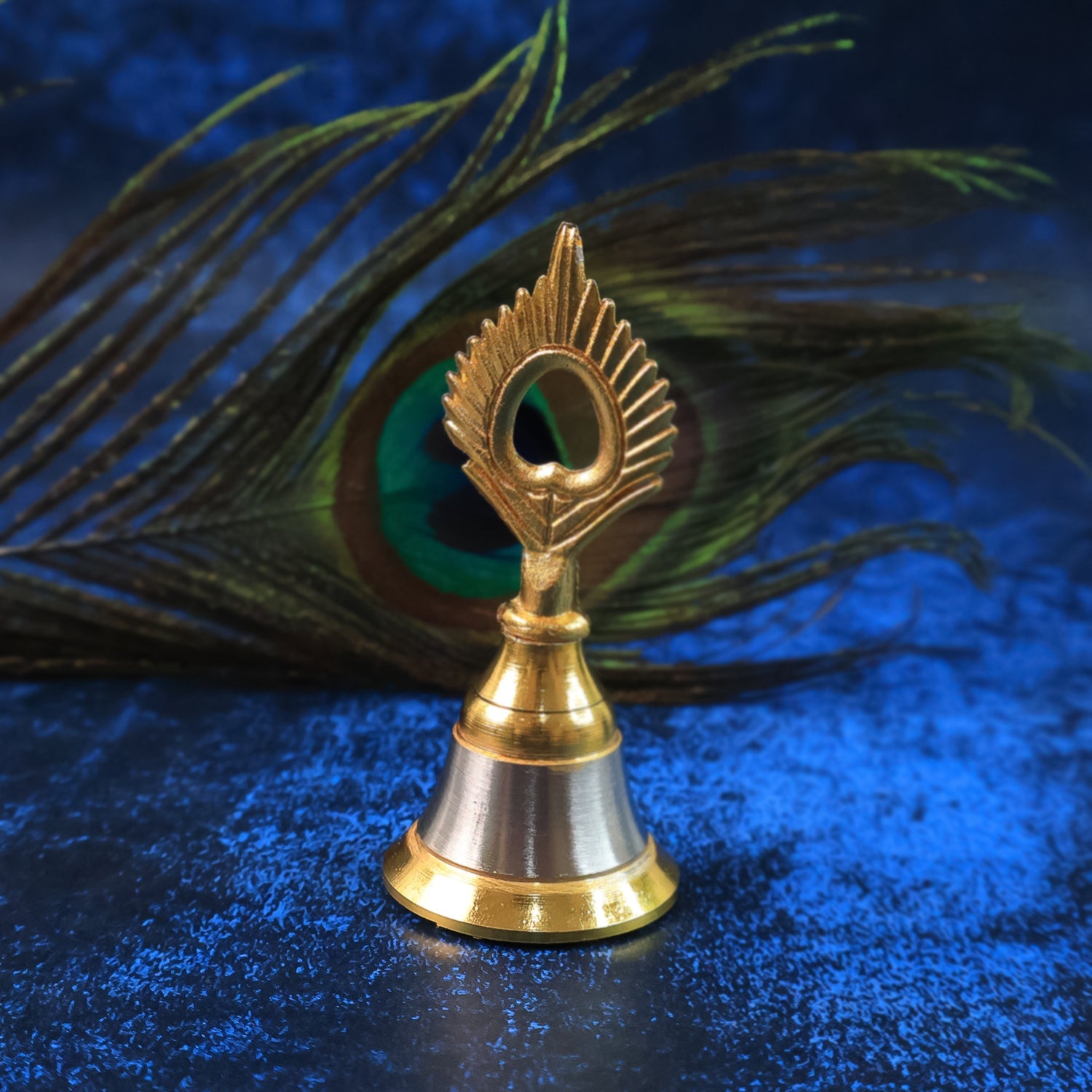 Spiritual Brass and Steel Mandir Ghanti
