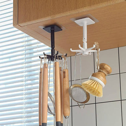 360° Rotating Folding Hook Self-Adhesive Waterproof Wall Mounted Hook