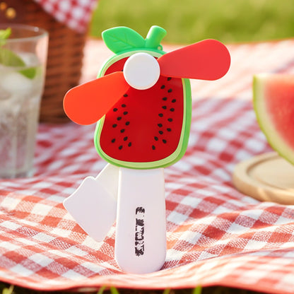 Hand Press Mini Portable Fan Toy (1 Pc, Mix Color & Design)