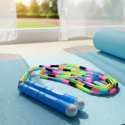 Colorful Beaded Skipping Rope Set (1 Set)