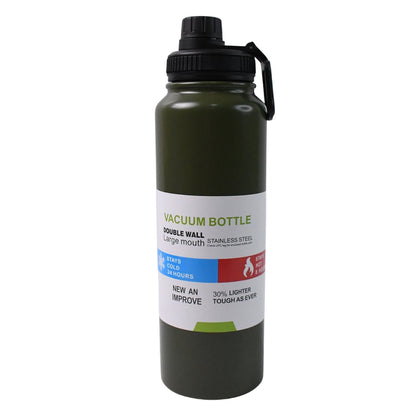 Stainless Steel Double Wall Vacuum-Insulated Drink Water Bottle (800 ML Approx / Mix Color)