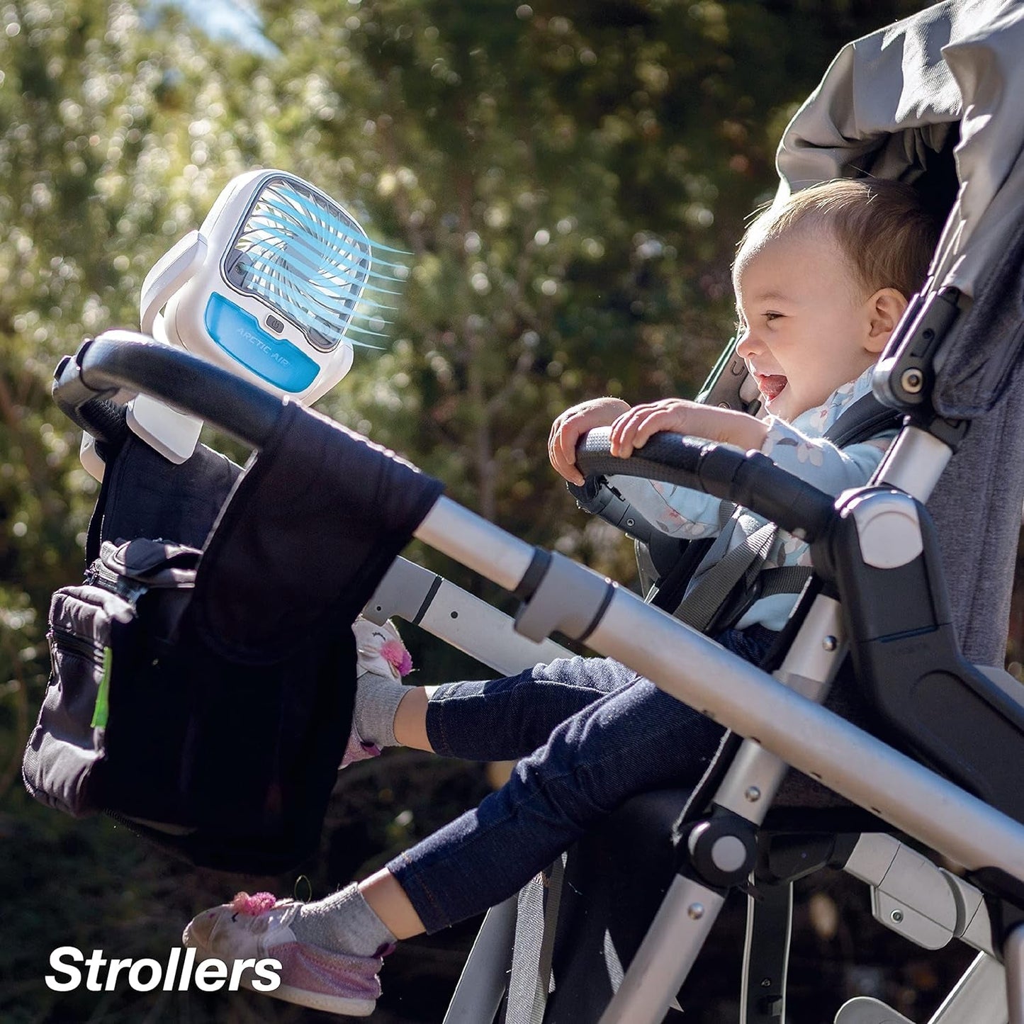  Air Portable Fan Grip Go 3 Speed Stroller - alternative angle