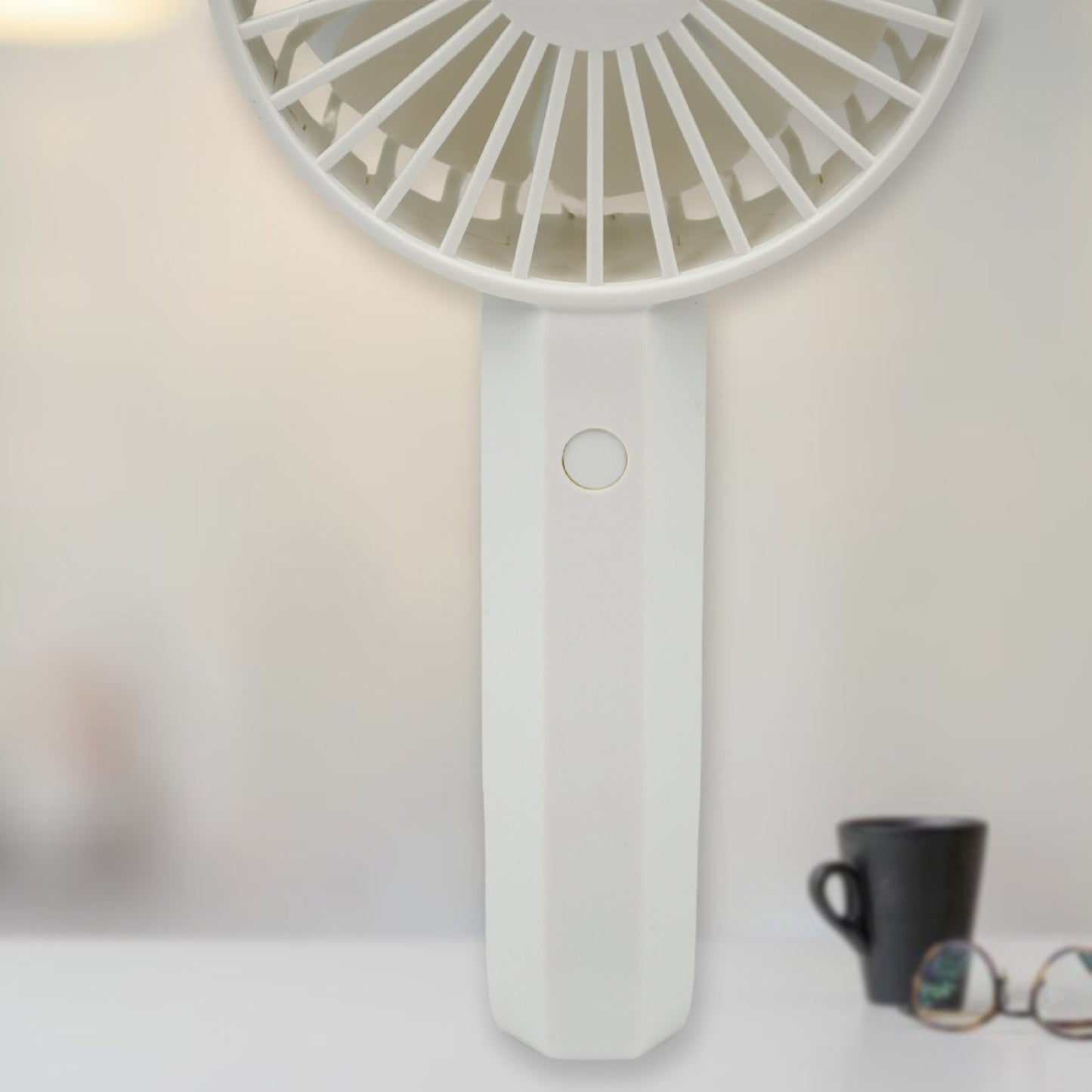 Mini Rechargeable Fan – Lightweight & Easy Carry (1 Pc | Battery Not Included)