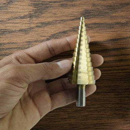3X Large HSS Steel Step Cone Drill Titanium Bit Set Hole Cutter (4-32, 4-20, 4-12mm)
