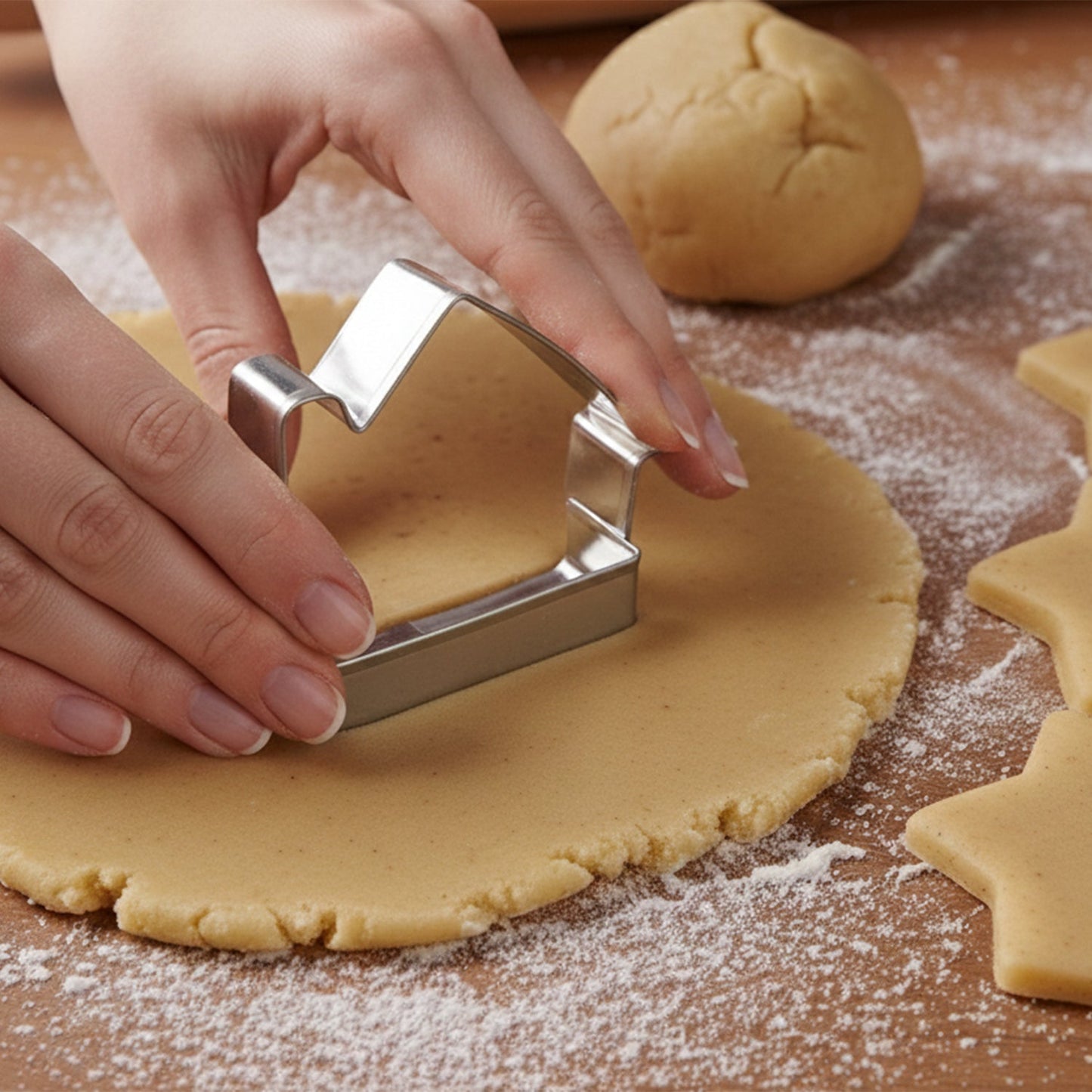 Heavy duty metal cookie cutter set