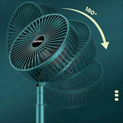  Adjustable Portable Desktop Fan - scale and size reference