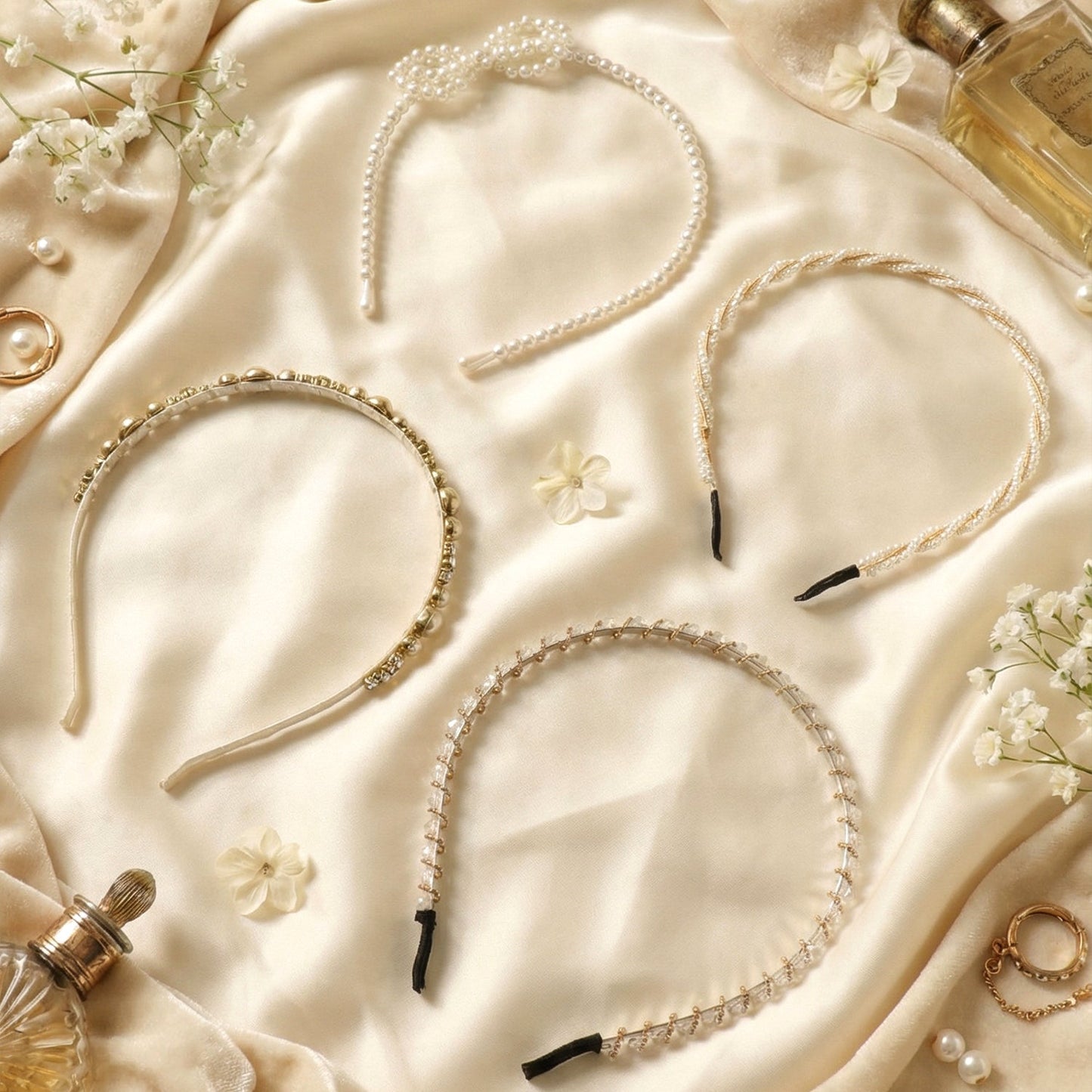 Designer pearl headband
