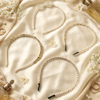 Designer pearl headband