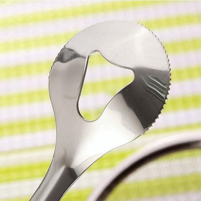  2-in-1 Stainless Steel Filter Spoon with Clip - alternative angle