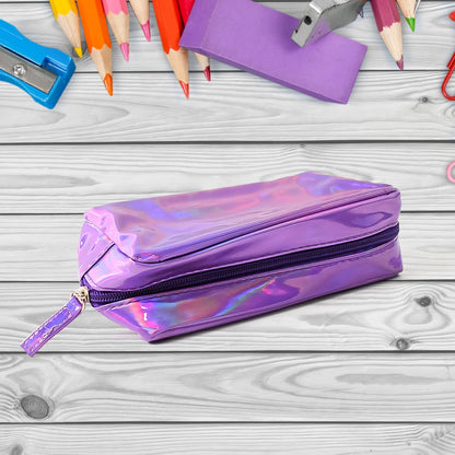 Iridescent Holographic Cosmetic Bag