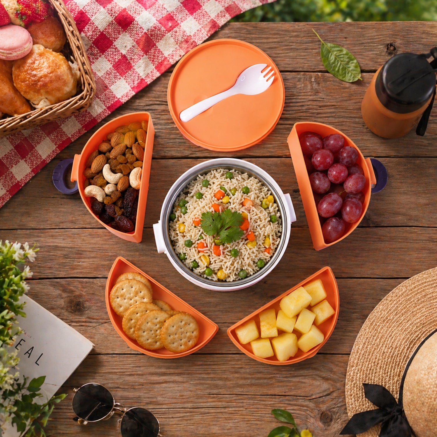 food storage lunch box plastic