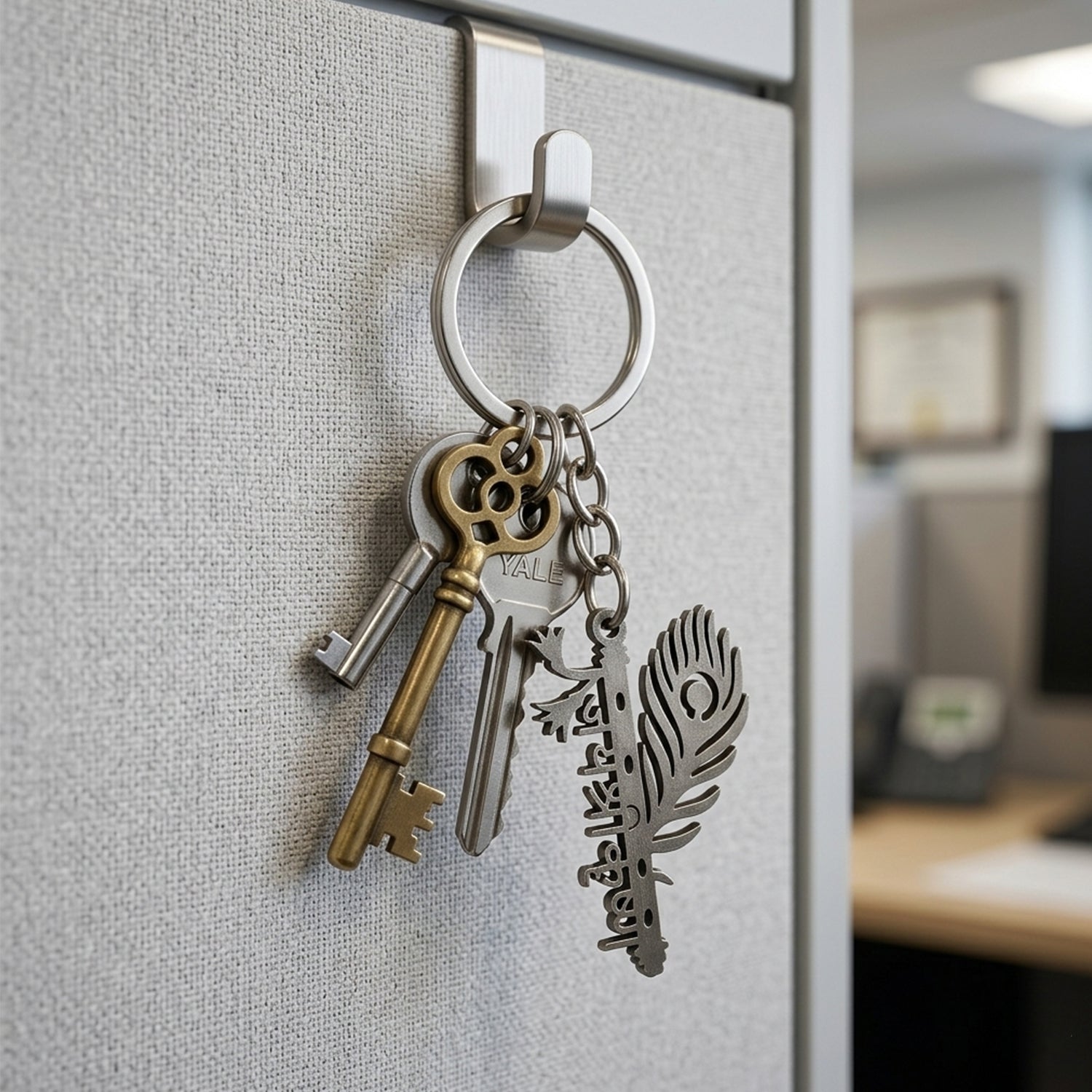 Krishna bansuri design keychain