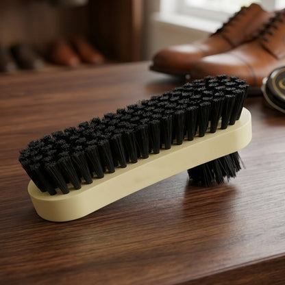 leather shoe cleaning brush