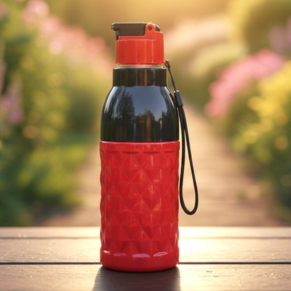 Plastic 400 ML Approx Sports Water Bottle (1 Pc)