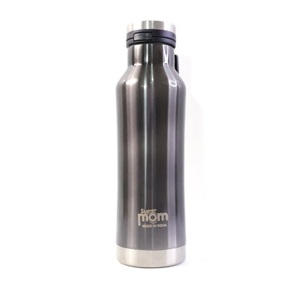 Insulated stainless steel bottle side view