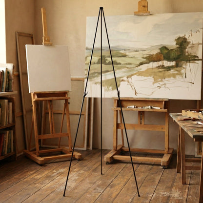 Lightweight exhibition display easel