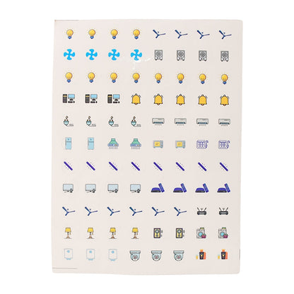 Fast ID Sticker Set for Switch Panels