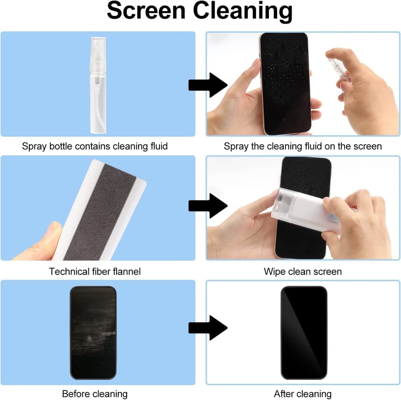  7-in-1 Electronic Cleaner Kit - comparison