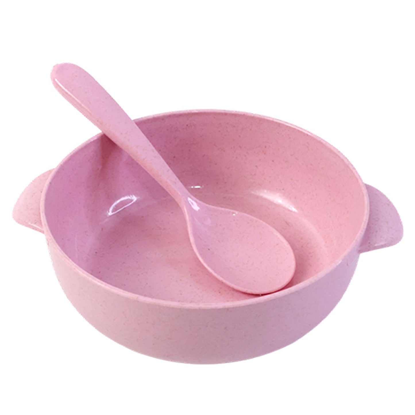 Lightweight plastic feeding bowl