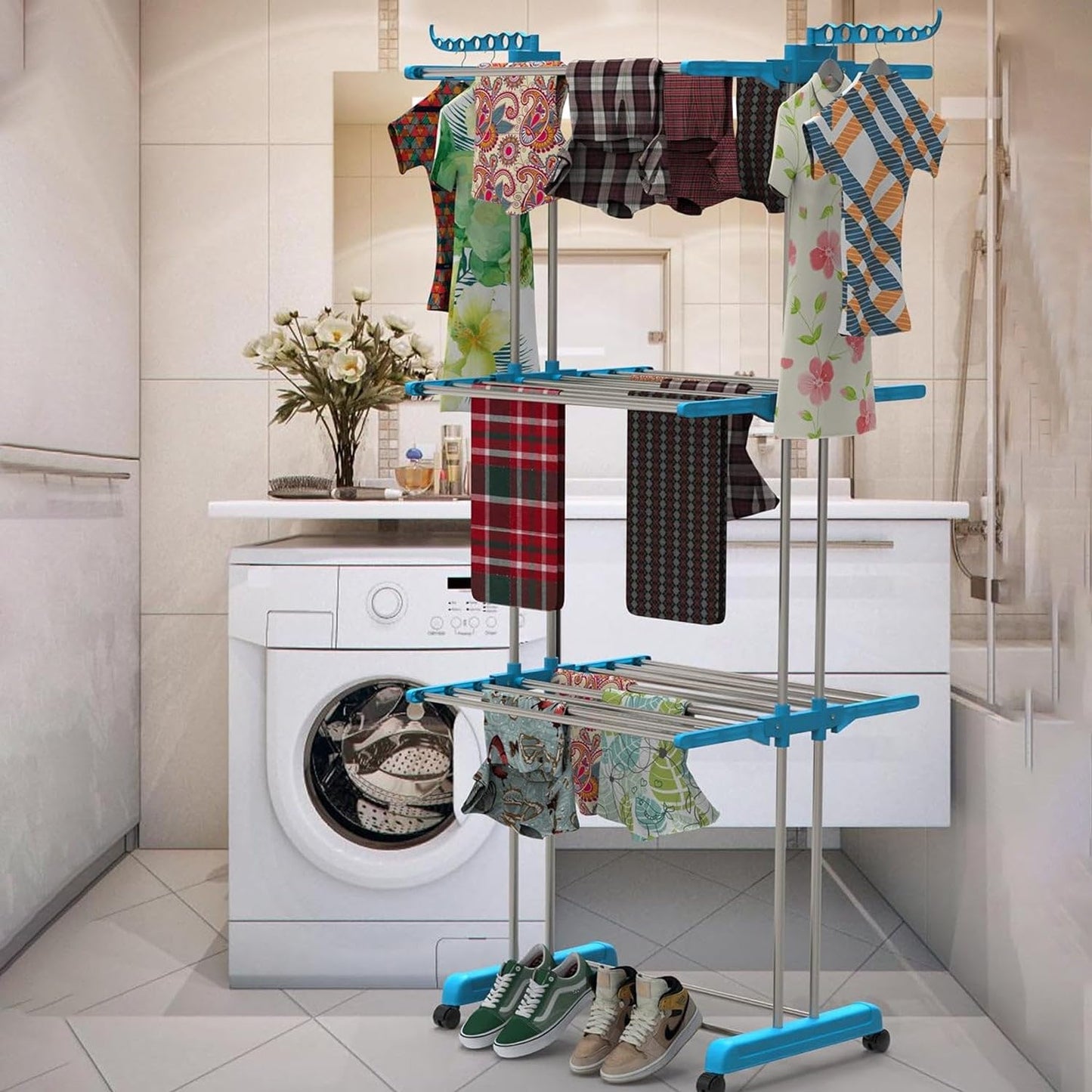 Stainless Steel Cloth Drying Stand